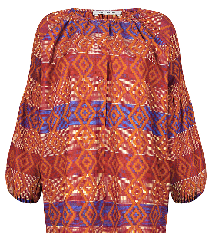 Blouse with Buttons