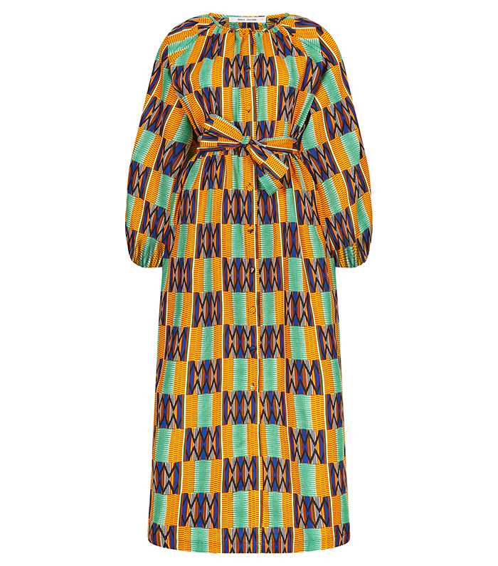 Dress with buttons (long)