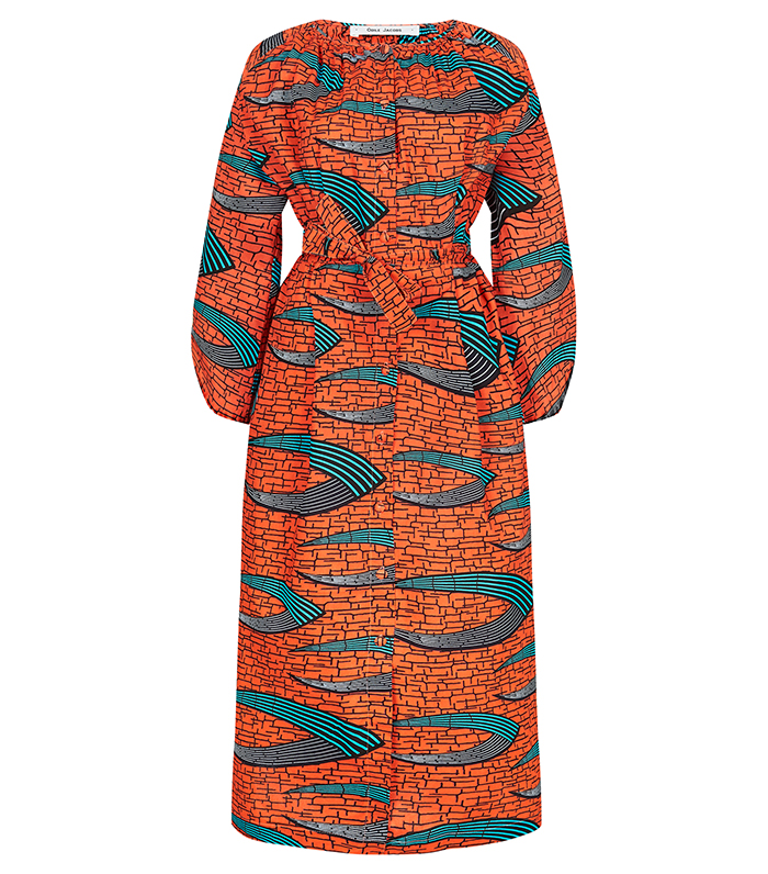 Dress with buttons (long)
