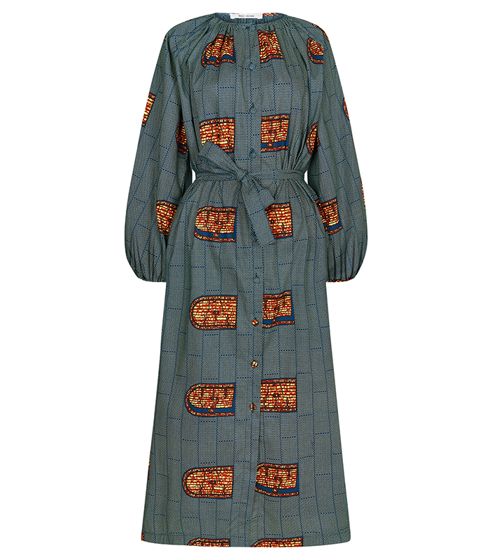 Dress with buttons (long)