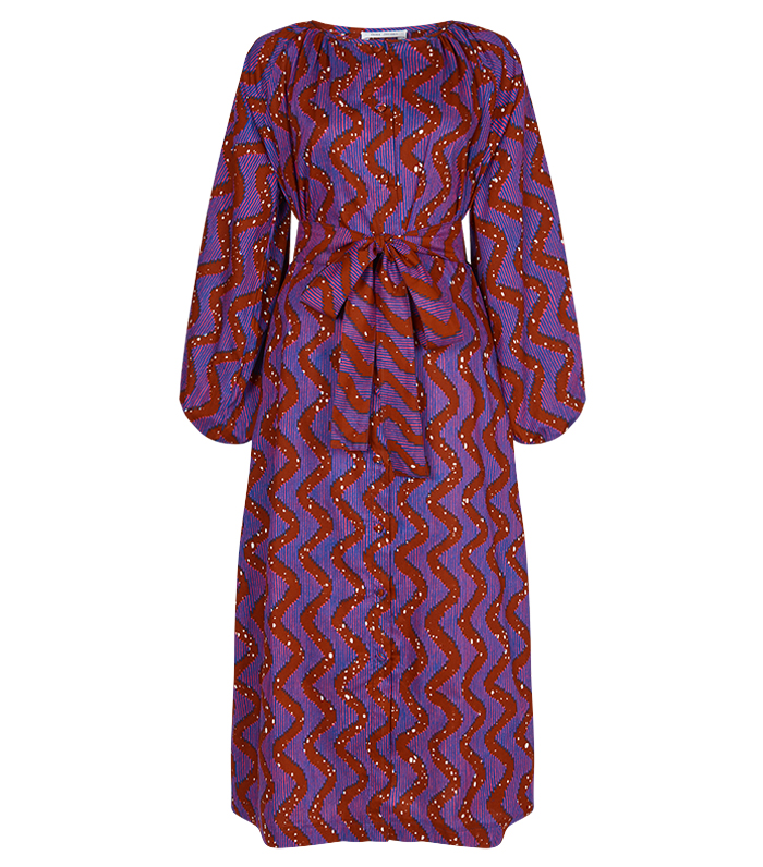 Dress with buttons (long)