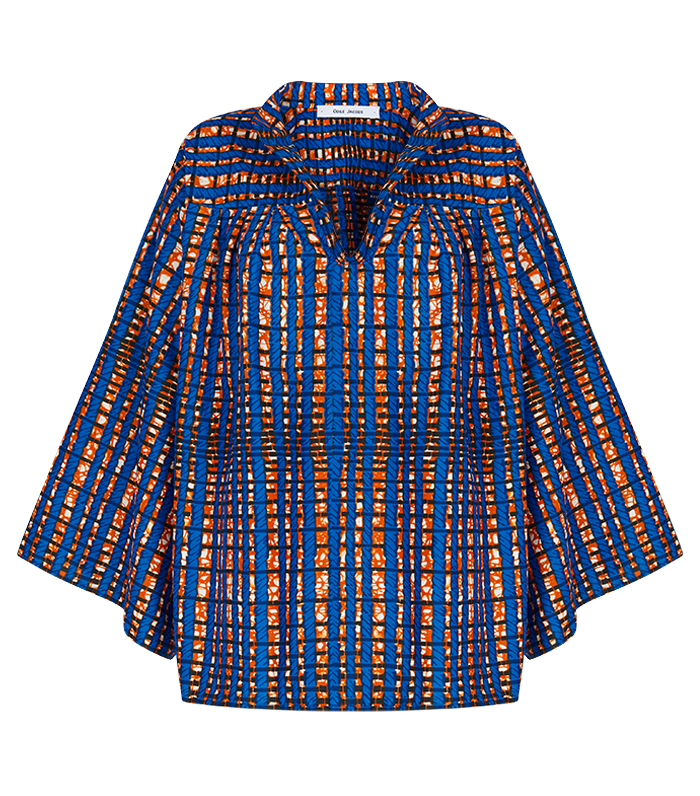 Blouse V-neck Mao