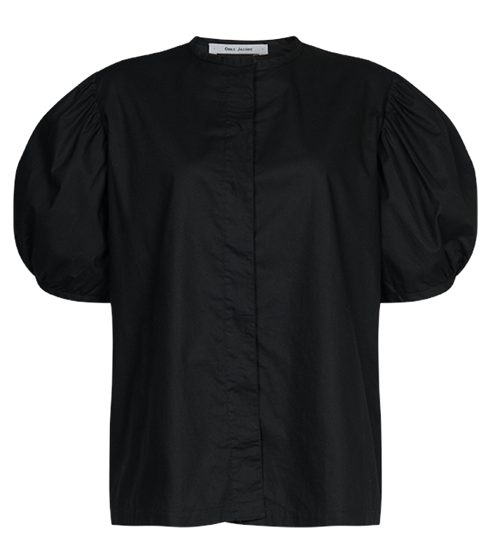 Blouse puffer sleeves