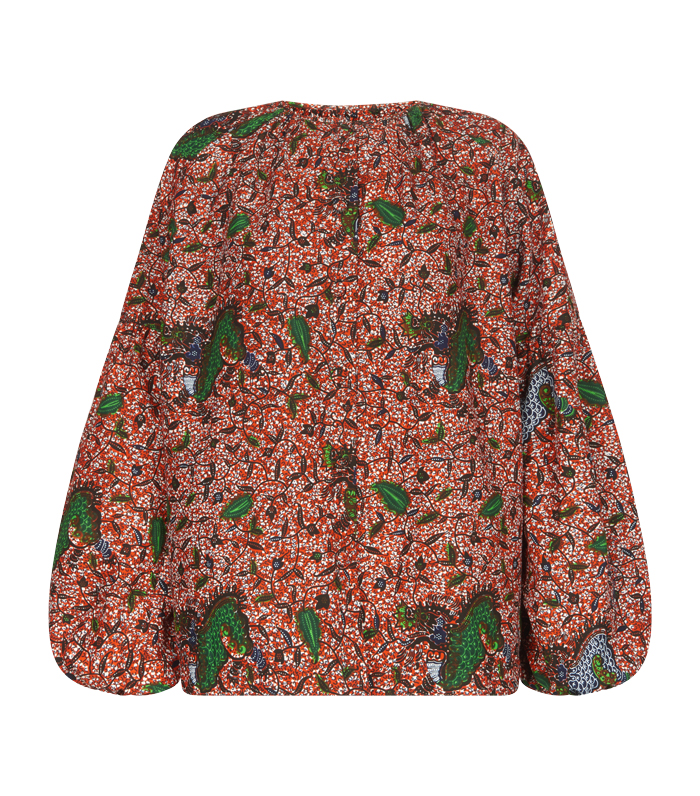 Blouse with Buttons