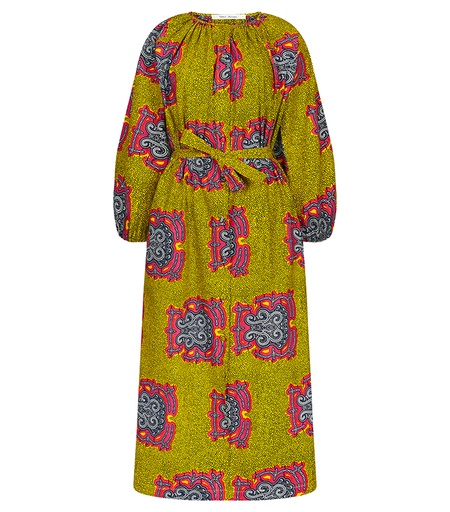 [S110F182C01] Dress with buttons (long)