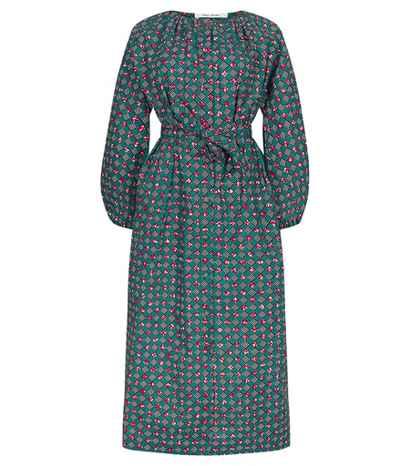 [S110F255C01] Dress with buttons (long)