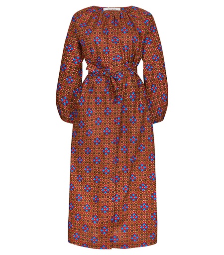 [S110F185C01] Dress with buttons (long)