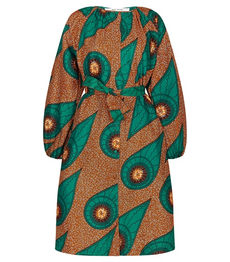 [S111F061C01] Dress with buttons (short)