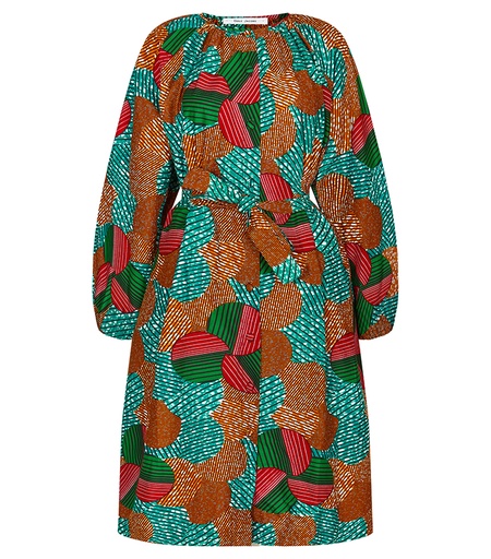 [S111F217C01] Dress with buttons (short)