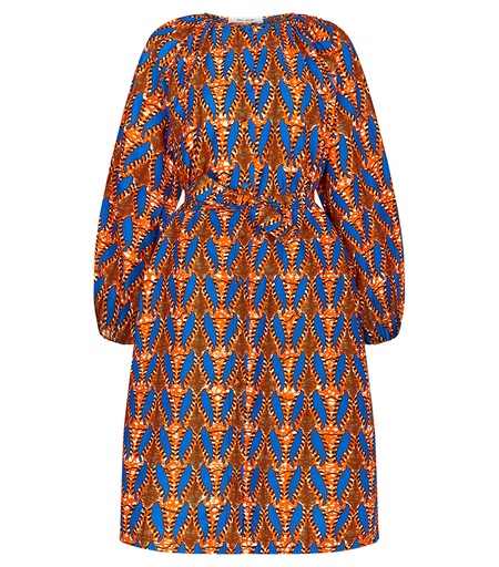 [S111F012C01] Dress with buttons (short)