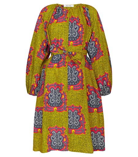 [S111F182C01] Dress with buttons (short)