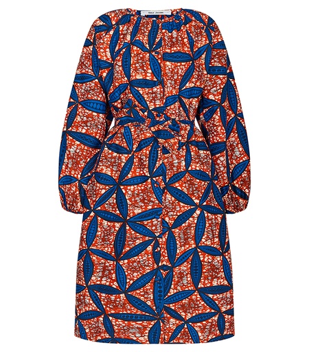 [S111F178C01] Dress with buttons (short)