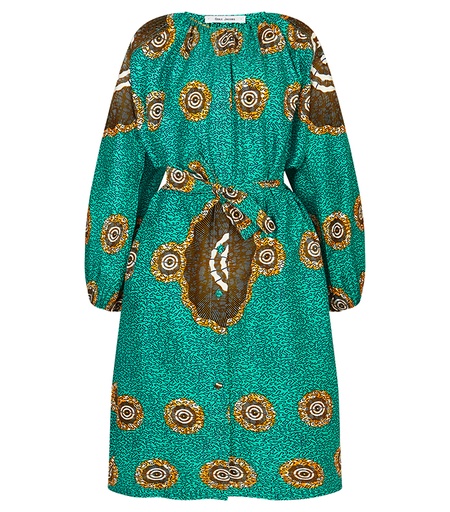 [S111F170C01] Dress with buttons (short)