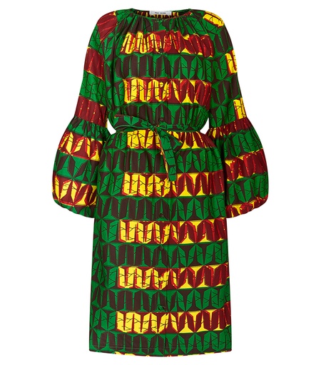 [S111F155C01] Dress with buttons (short)