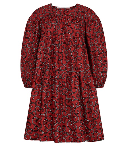 [S121F079C01] Flounce Dress (short)
