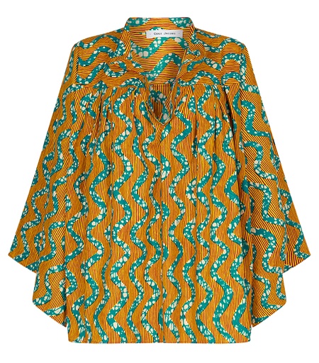 [S231F041C07] Blouse V-neck Mao