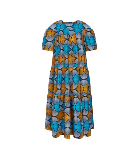 [S120F013C01] Flounce Dress (long)